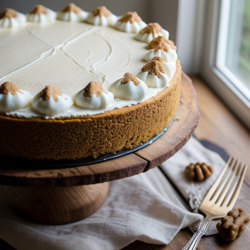 Pumpkin-Eggnog Cheesecake recipe image