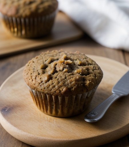 Pumpkin Oat Bran Muffins recipe image