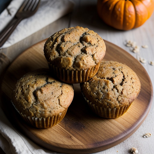 Pumpkin Oat Muffins - McDougall recipe image