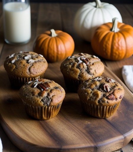 Pumpkin Pecan Muffins recipe image