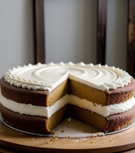 Pumpkin Pie Tunnel Cake +++Tmpj72 B recipe image