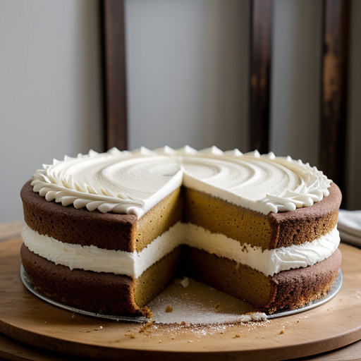 Pumpkin Pie Tunnel Cake +++Tmpj72 B recipe image