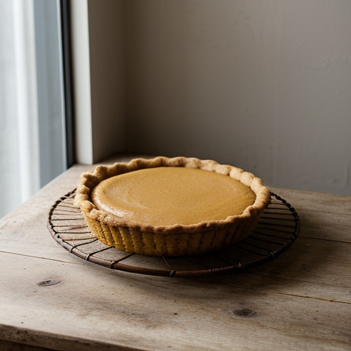 Pumpkin Pie With Ginger Cookie Crust recipe image