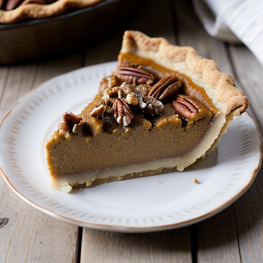 Pumpkin Pie With Praline recipe image