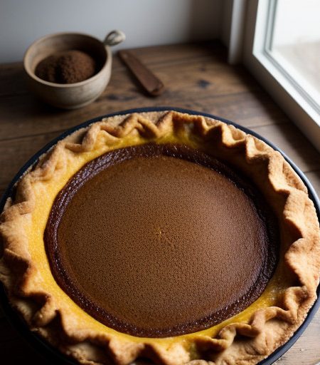 Pumpkin Pie With Short Pastry Crust recipe image