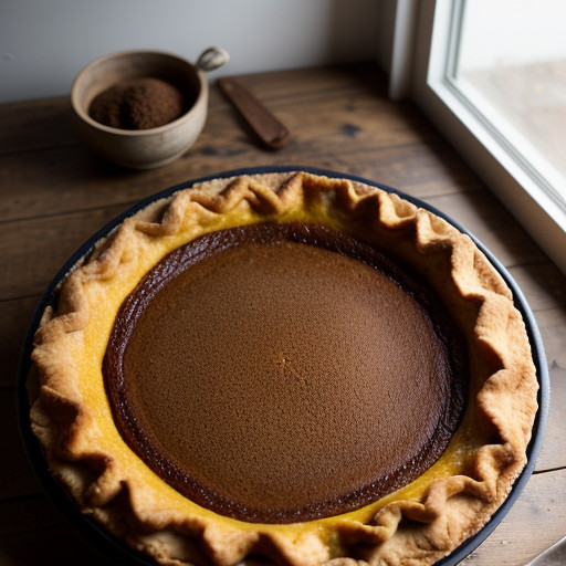 Pumpkin Pie With Short Pastry Crust recipe image