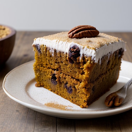 Pumpkin Raisin Cake recipe image
