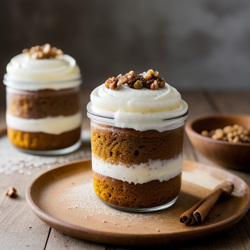 Pumpkin Spice Cake in Jars recipe image