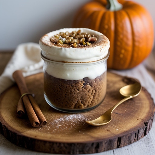 Pumpkin Spice Cake in Jars (Oven Method recipe image