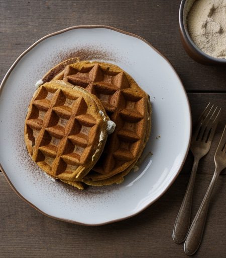 Pumpkin Waffles From Southern Living recipe image