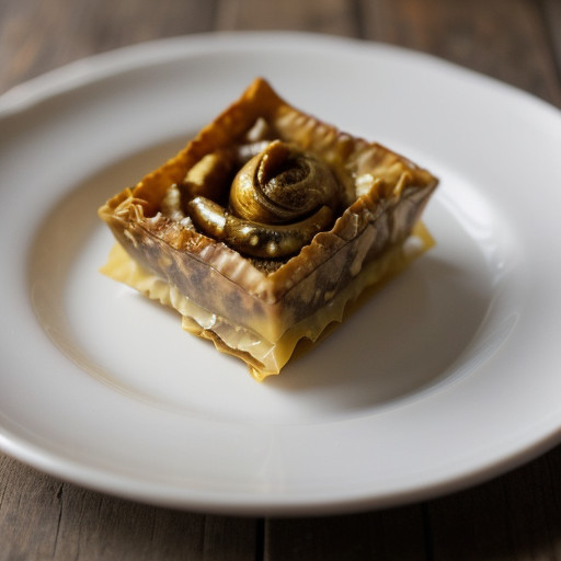 Pumpkin Walnut Phyllo "Snails" recipe image