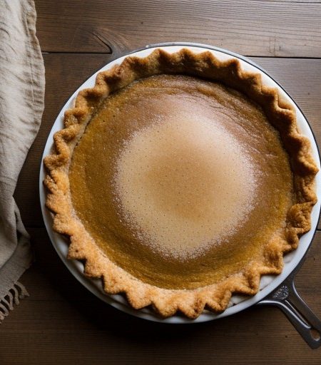Pumpkin and Praline Pie recipe image