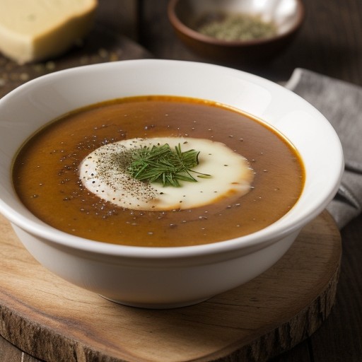 Puree of Onion Soup recipe image