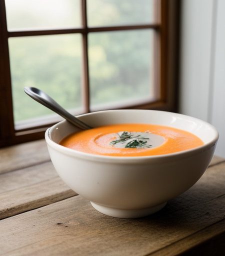 Puree of Sweet Potato Soup recipe image