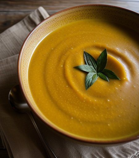 Puree of Yellow Squash Soup recipe image