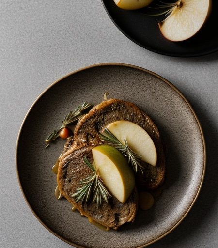 Quail With Sauteed Apples and Rosemary - Country Living recipe image