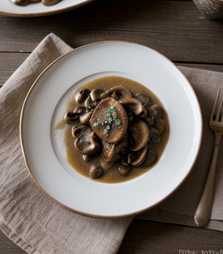 Quail in Mushroom Gravy recipe image