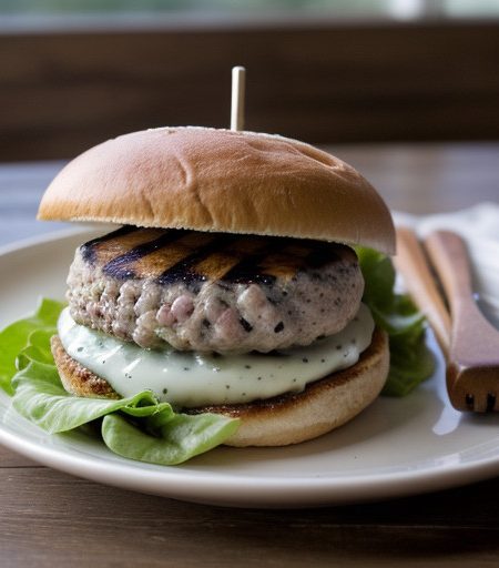 Quaker's: Garden-Fresh Turkey Burgers recipe image