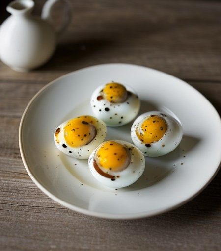Queasy Quail Eggs^ recipe image