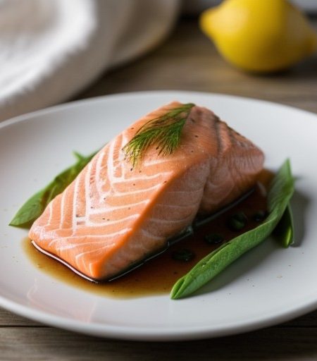 Quebec Poached Salmon recipe image