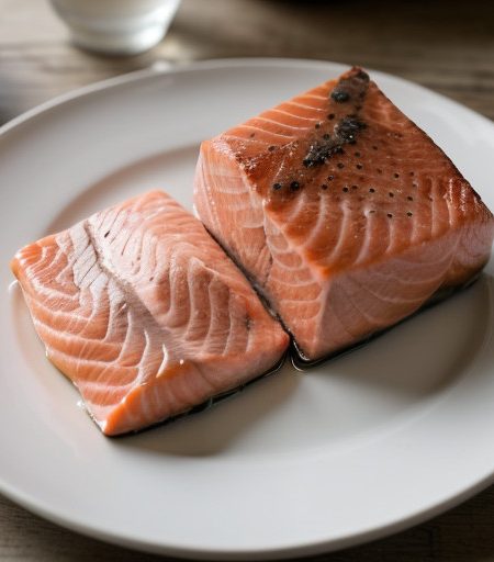 Quebec Poached Salmon (Canadian recipe image