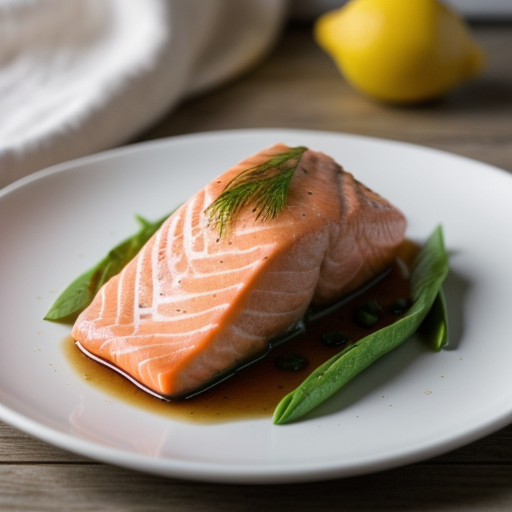 Quebec Poached Salmon recipe image
