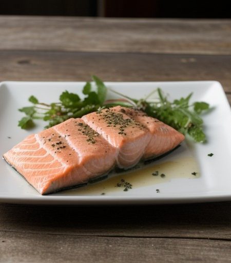 Quebec Poached Salmon recipe image