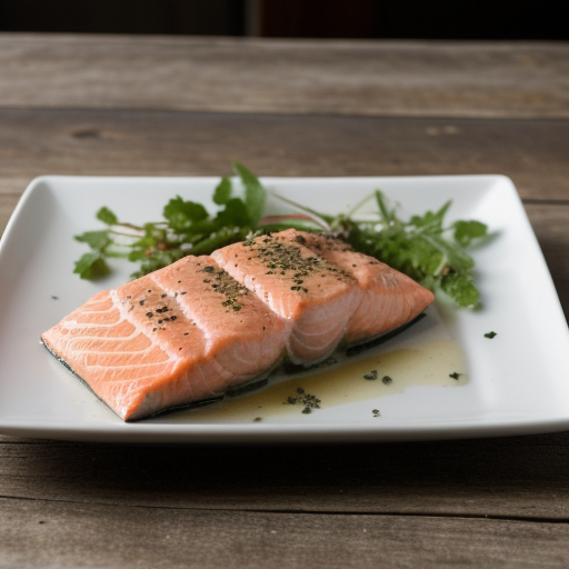 Quebec Poached Salmon recipe image