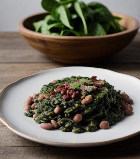Quelites (Spinach With Beans recipe image