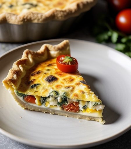 Quesadilla Quiche recipe image