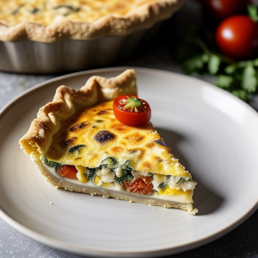 Quesadilla Quiche recipe image