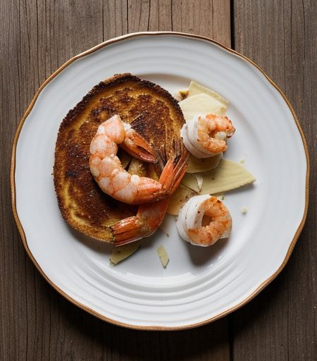 Queso Flameado With Shrimp & Brandy recipe image