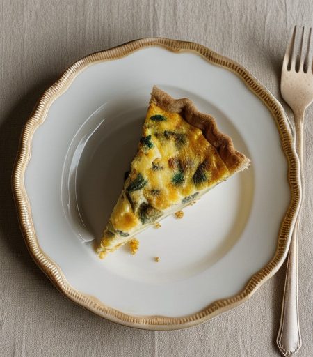 Quiche in a Green Chile Shell recipe image