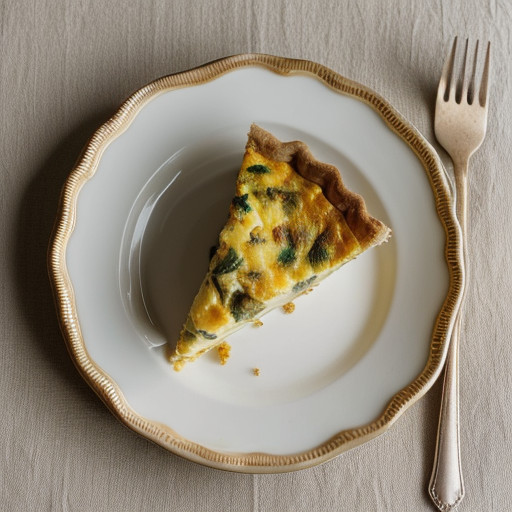 Quiche in a Green Chile Shell recipe image