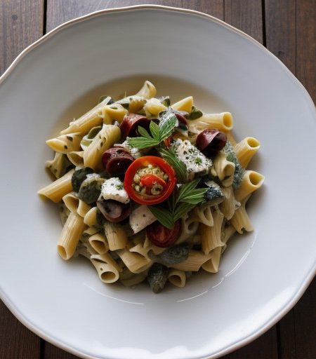 Quick Artichoke Pasta Salad recipe image
