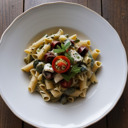 Quick Artichoke Pasta Salad recipe image
