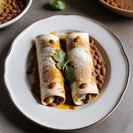 Quick Bean 'N Cheese Enchiladas recipe image