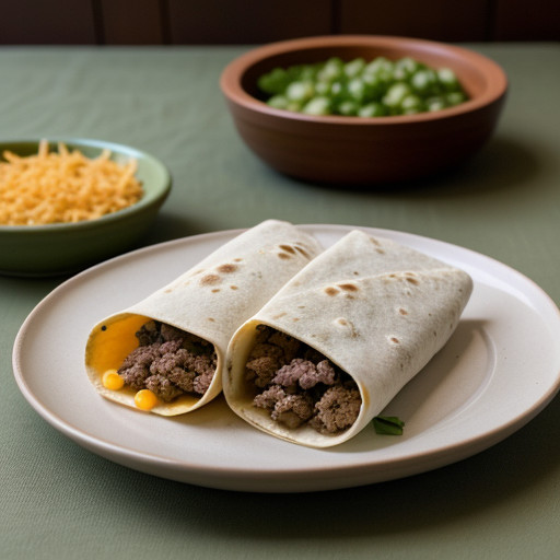 Quick Beef & Cheese Burritos recipe image
