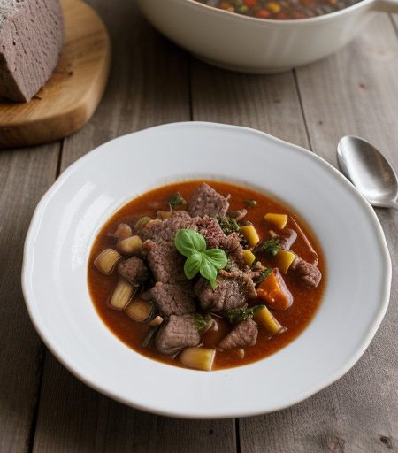 Quick Beef Minestrone recipe image