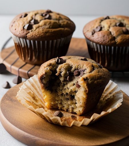 Quick Bread Cinnamon Chocolate Chip Muffins recipe image