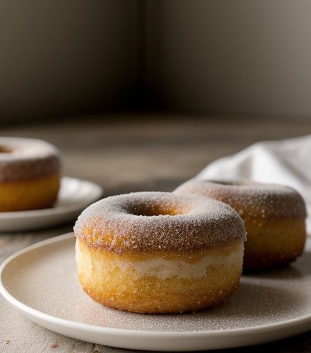 Quick Cake Doughnuts recipe image