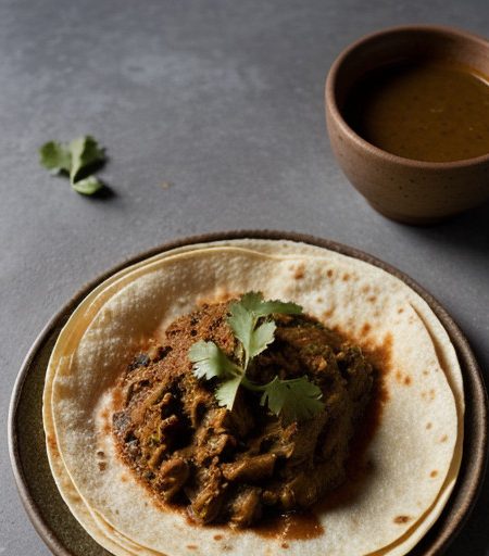 Quick Chicken Mole in Tortillas recipe image