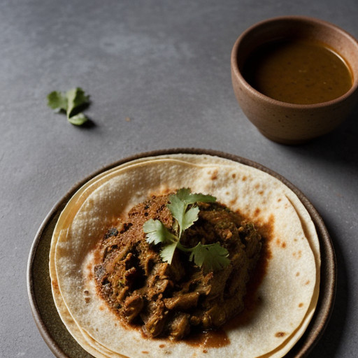 Quick Chicken Mole in Tortillas recipe image
