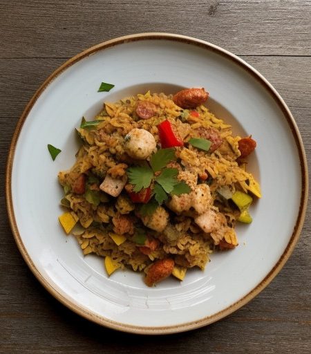 Quick Crawfish Jambalaya recipe image