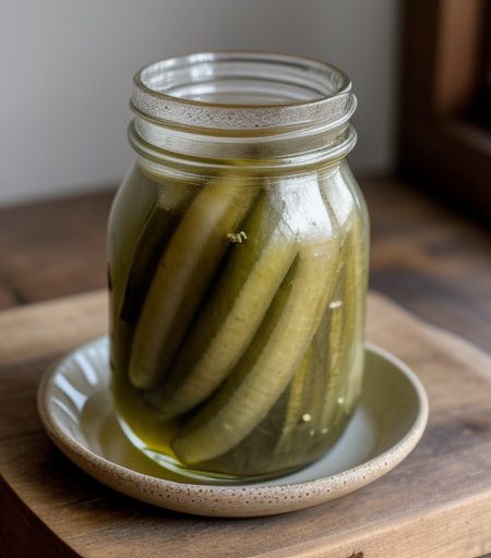 Quick Dill Pickles in a Crock recipe image