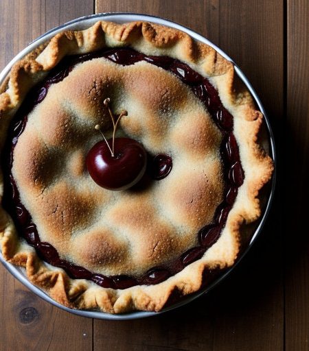 Quick & Easy Chocolate Chip Cherry Pie recipe image