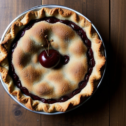 Quick & Easy Chocolate Chip Cherry Pie recipe image