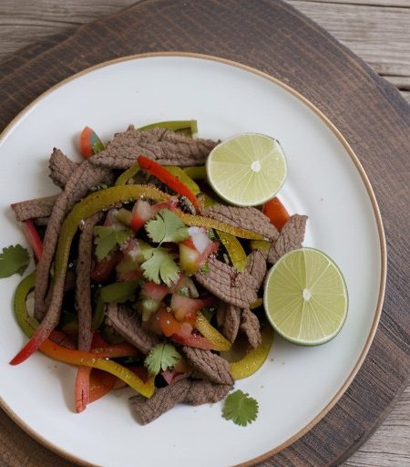 Quick Fajitas With Pico De Gallo recipe image
