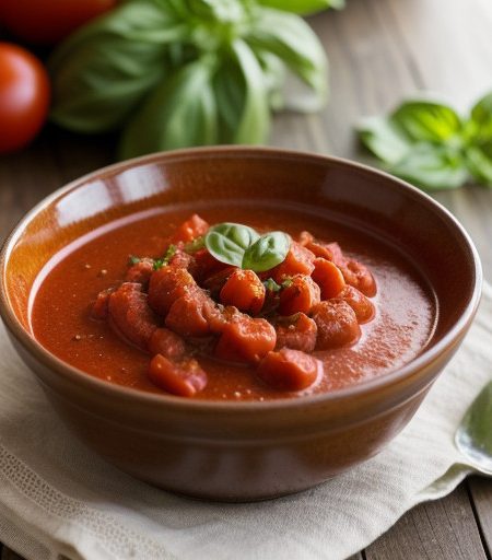 Quick Fresh Tomato Sauce (From My Garden recipe image