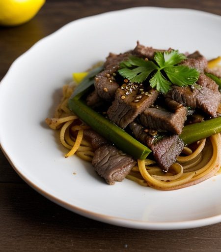 Quick Lemon-Beef Stir Fry recipe image